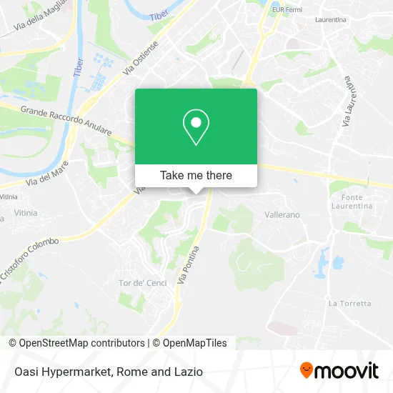Oasi Hypermarket map