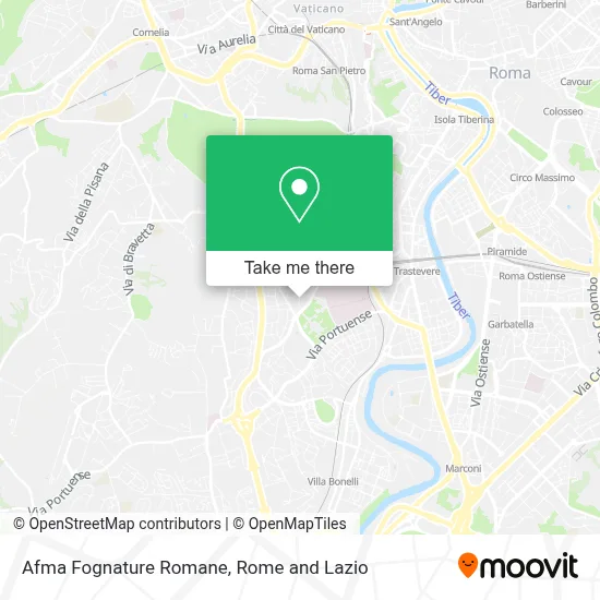 Afma Fognature Romane map