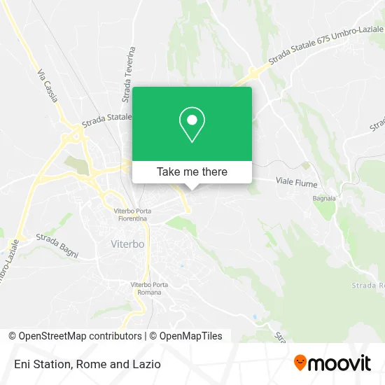 Eni Station map