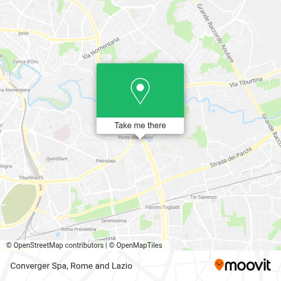Converger Spa map