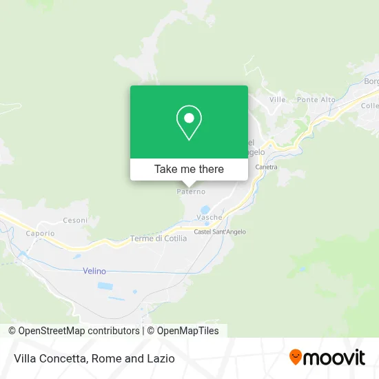 Villa Concetta map