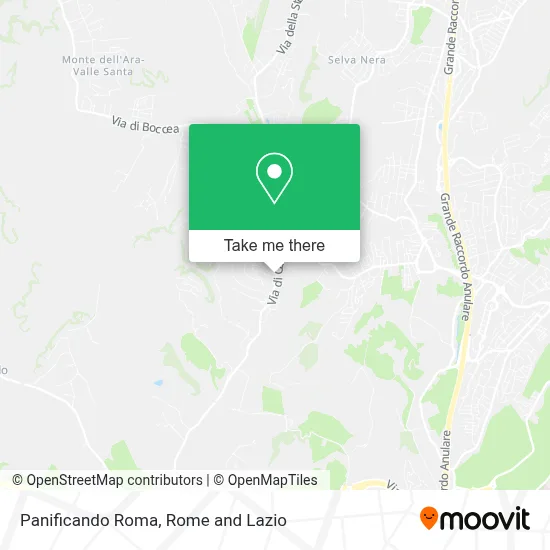 Panificando Roma map