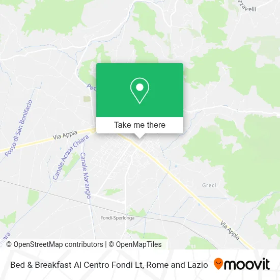 Bed & Breakfast Al Centro Fondi Lt map