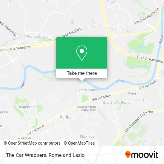 The Car Wrappers map