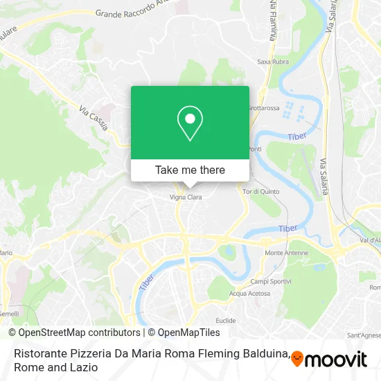 Ristorante Pizzeria Da Maria Roma Fleming Balduina map