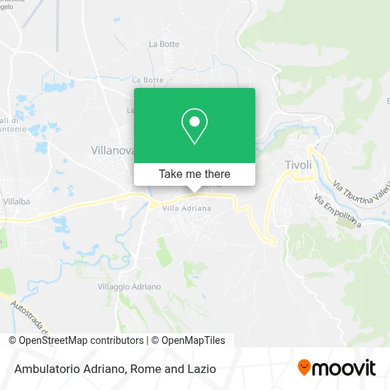 Ambulatorio Adriano map