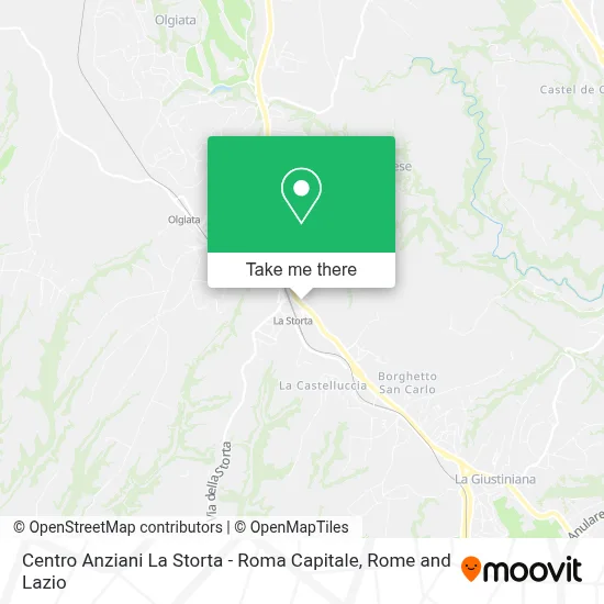 Centro Anziani La Storta - Roma Capitale map