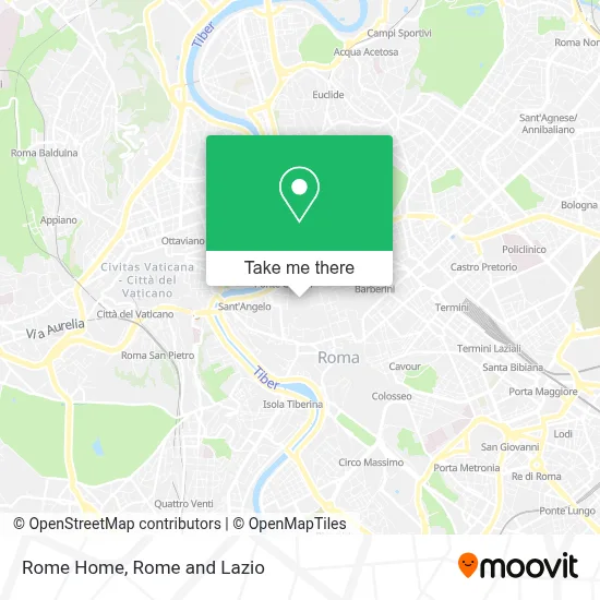 Rome Home map