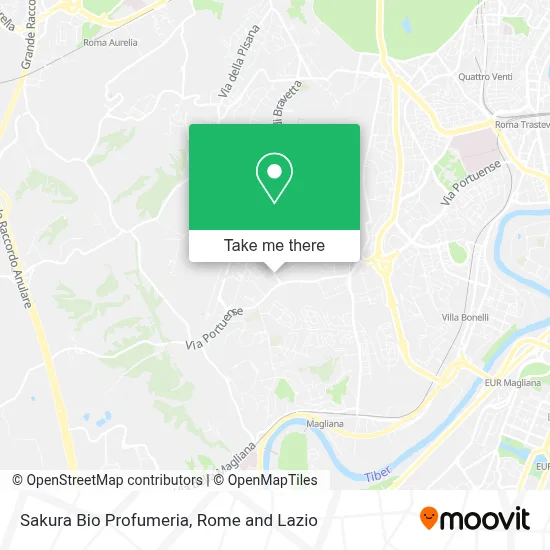 Sakura Bio Profumeria map