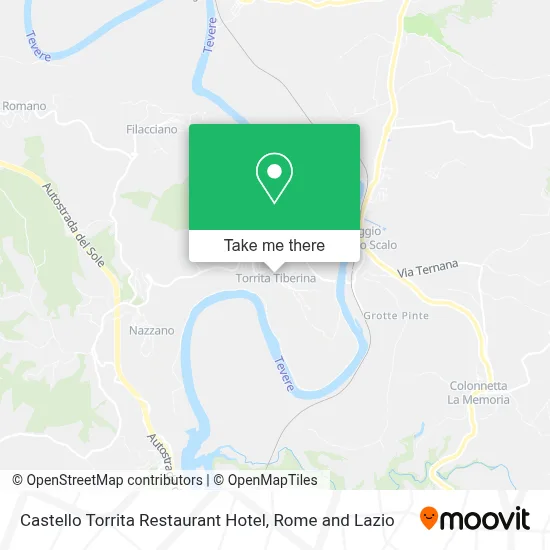 Castello Torrita Restaurant Hotel map
