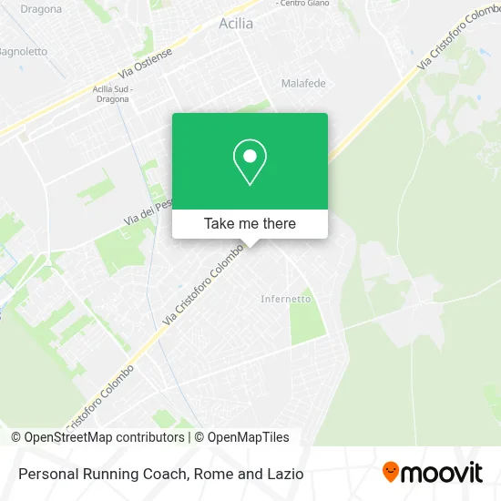 Personal Running Coach map