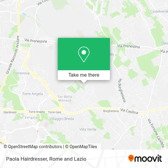 Paola Hairdresser map