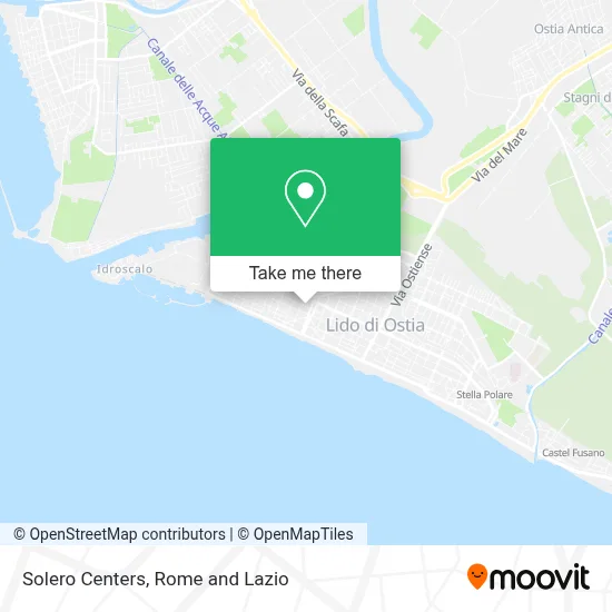 Solero Centers map