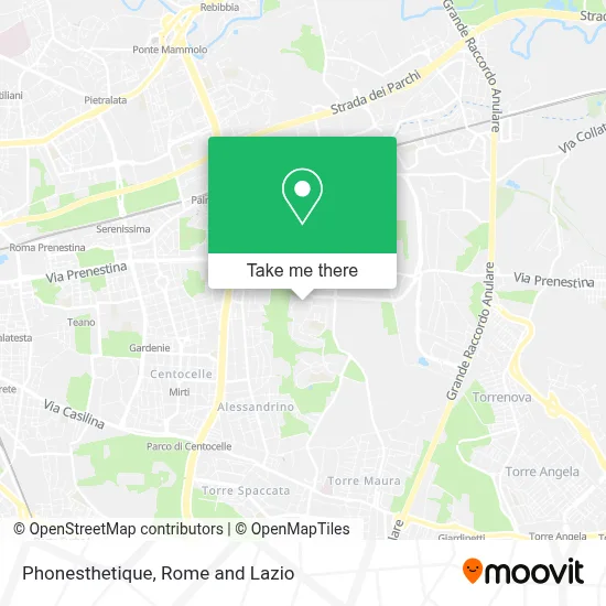 Phonesthetique map