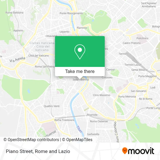 Piano Street map