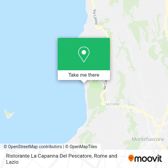 Ristorante La Capanna Del Pescatore map