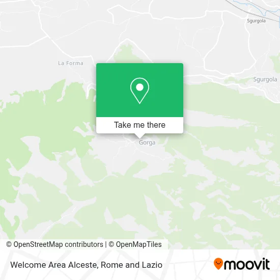 Welcome Area Alceste map