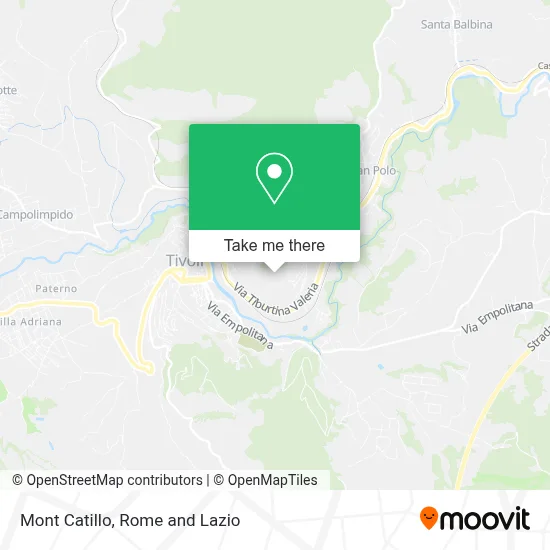 Mont Catillo map