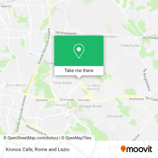 Kronos Cafe map