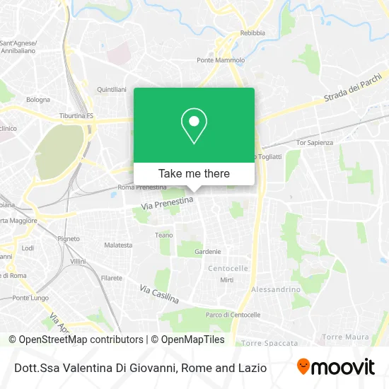Dott.Ssa Valentina Di Giovanni map