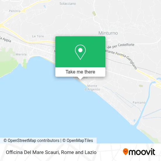 Officina Del Mare Scauri map