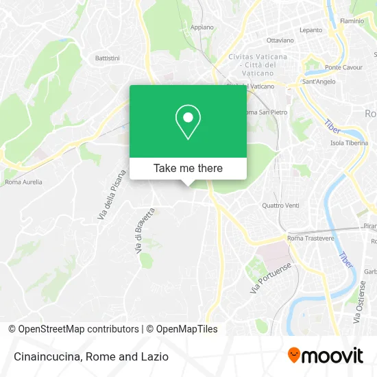 Cinaincucina map