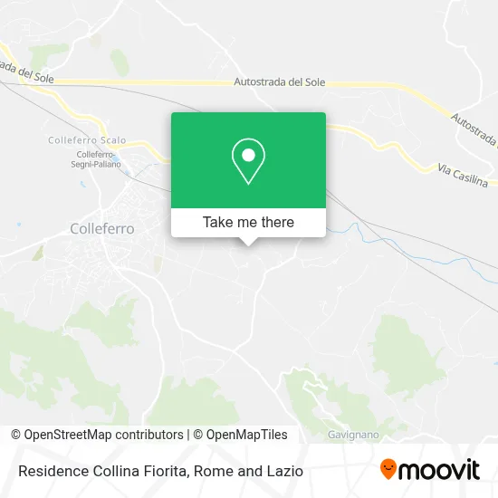 Residence Collina Fiorita map