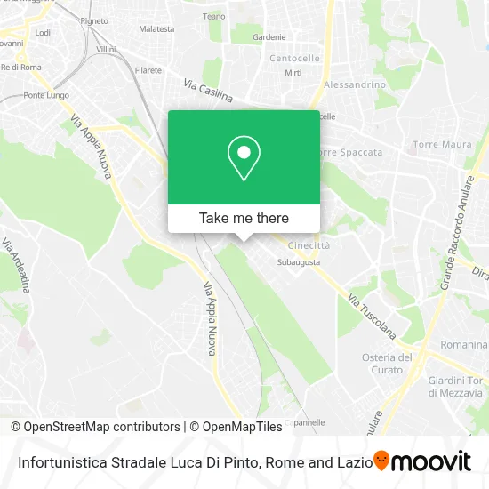 Infortunistica Stradale Luca Di Pinto map