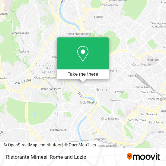 Ristorante Mimesi map