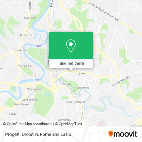 Progetti Evolutivi map