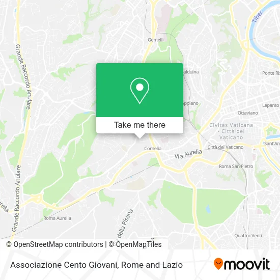 Associazione Cento Giovani map