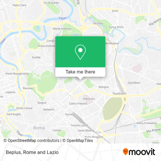 Beplus map