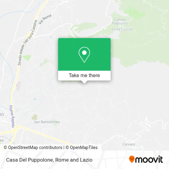 Casa Del Puppolone map