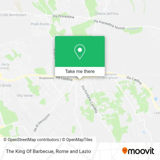 The King Of Barbecue map