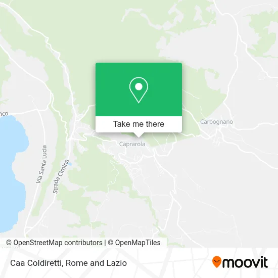 Caa Coldiretti map