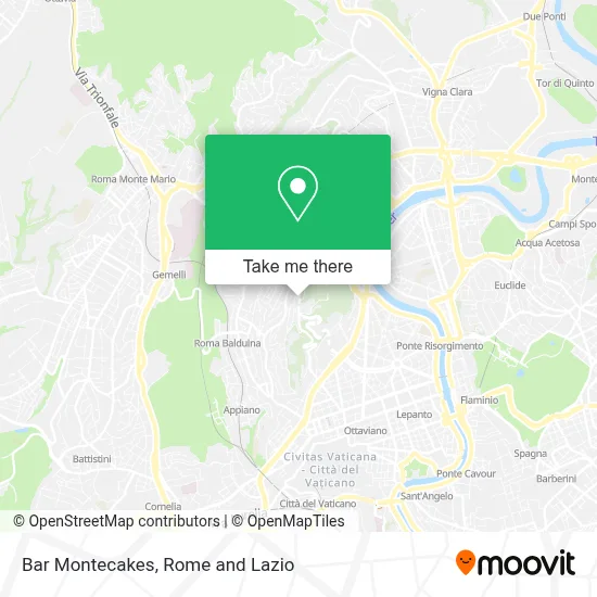 Bar Montecakes map