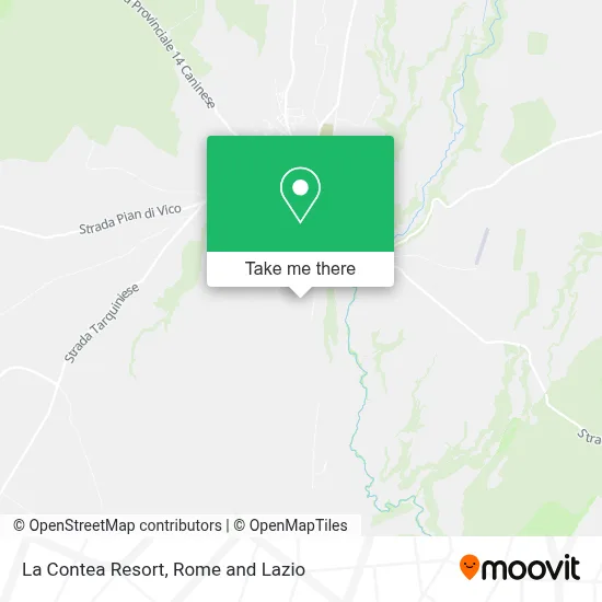 La Contea Resort map