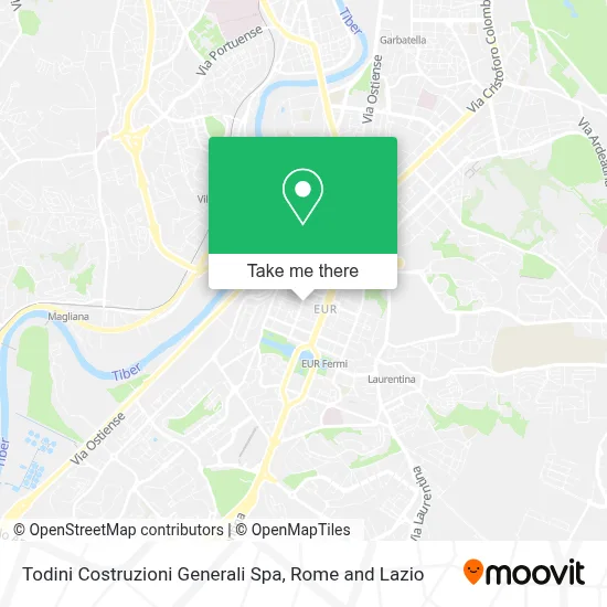 Todini Costruzioni Generali Spa map