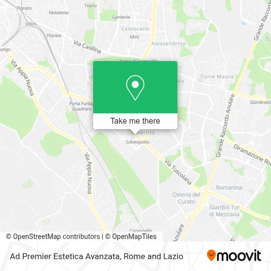 Ad Premier Estetica Avanzata map