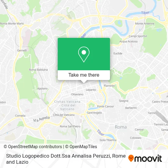 Studio Logopedico Dott.Ssa Annalisa Peruzzi map