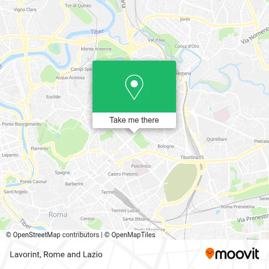 Lavorint map
