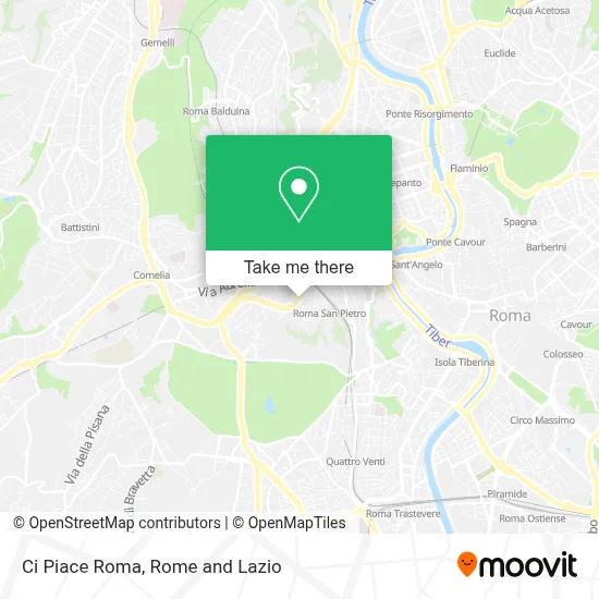 Ci Piace Roma map