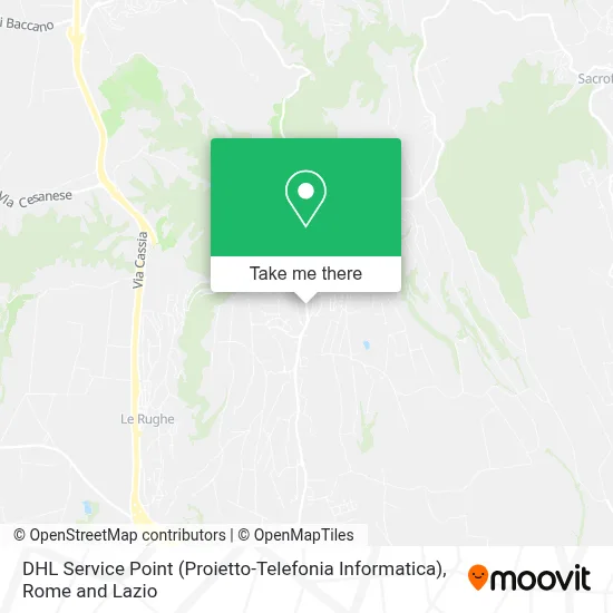 DHL Service Point (Proietto-Telefonia Informatica) map
