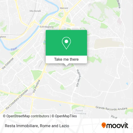 Resta Immobiliare map