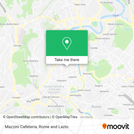 Mazzini Cafeteria map