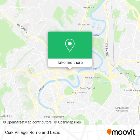 Ciak Village map