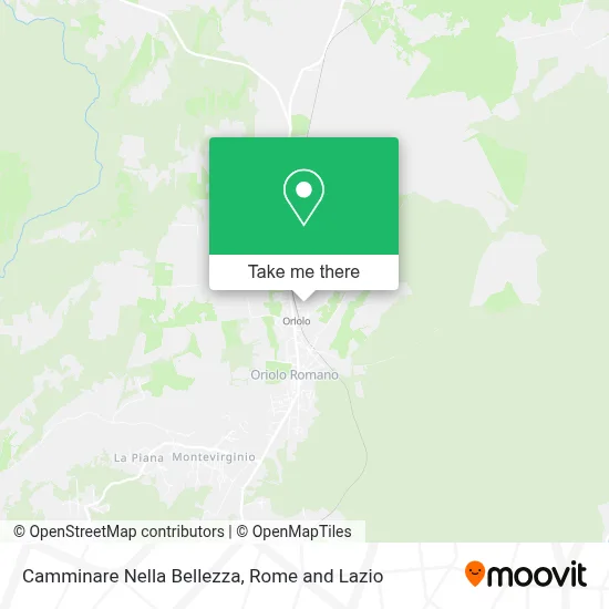 Camminare Nella Bellezza map