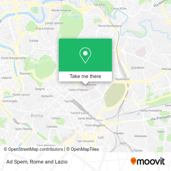 Ad Spem map