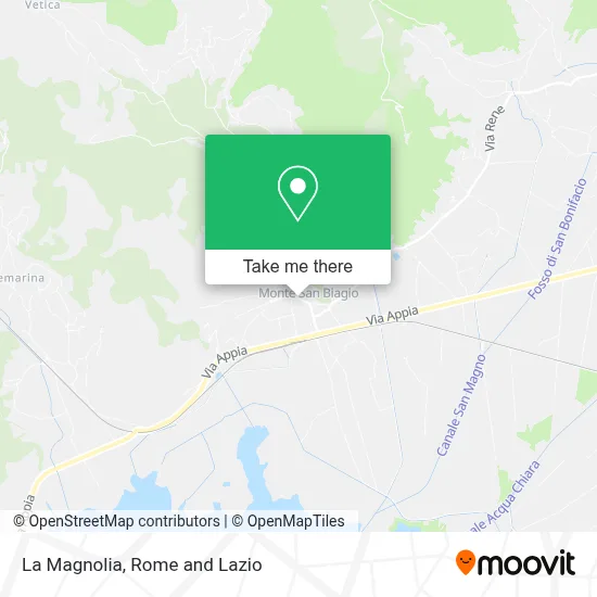 La Magnolia map