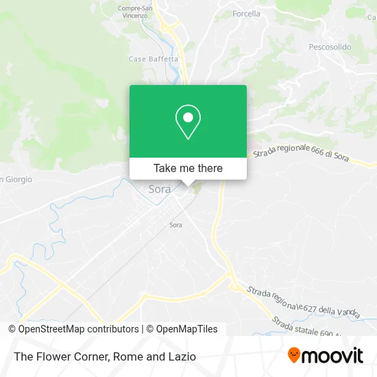 The Flower Corner map